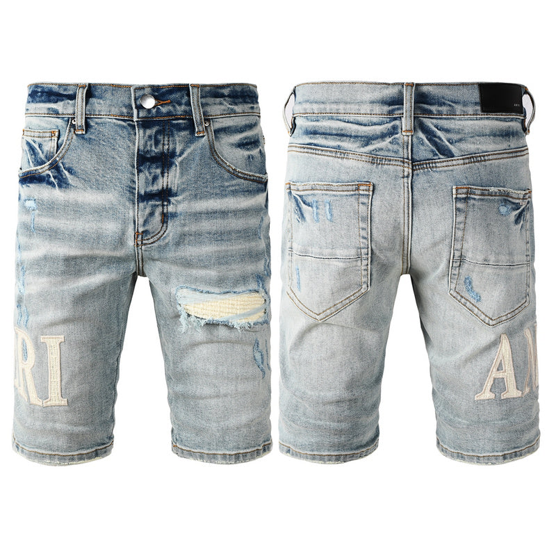 REVN Amiri Fashion Denim Shorts #6010