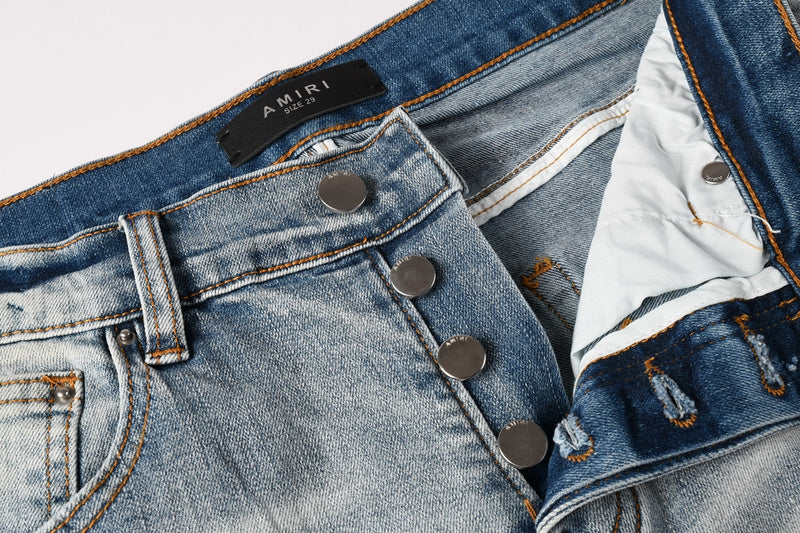 REVN Amiri Fashion Denim Shorts #6003