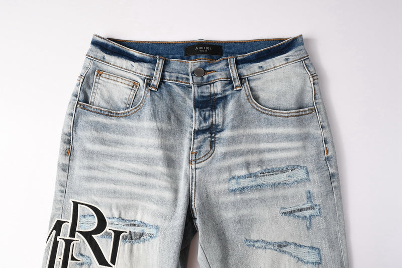 REVN Amiri Fashion Denim Shorts #6003