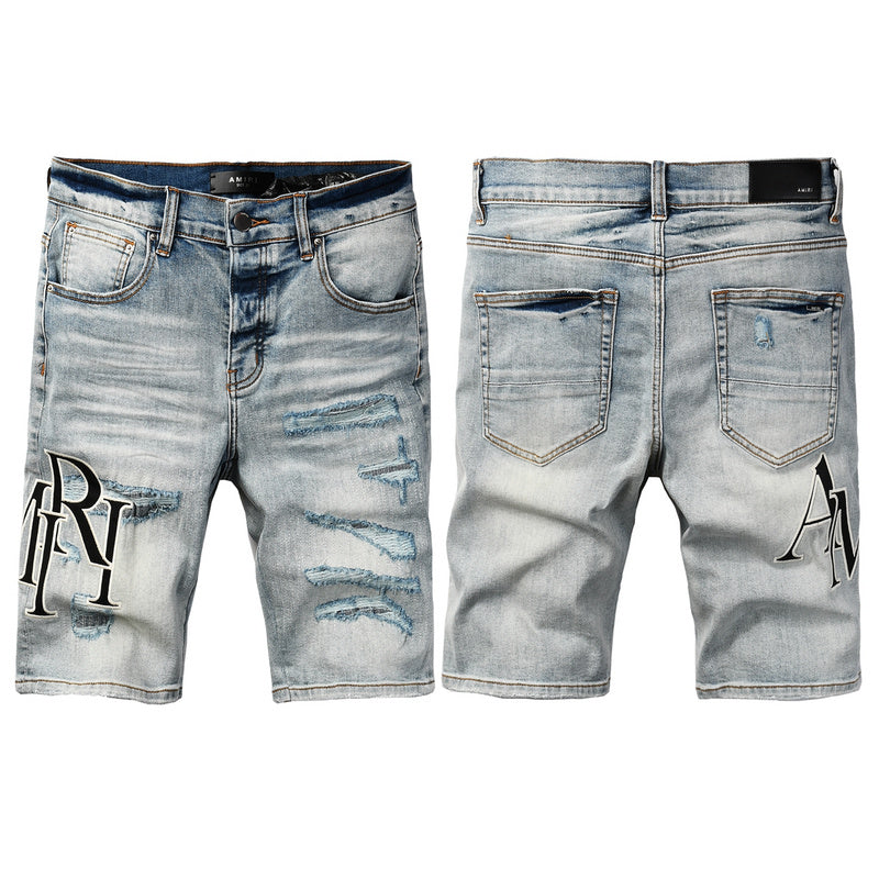 REVN Amiri Fashion Denim Shorts #6003