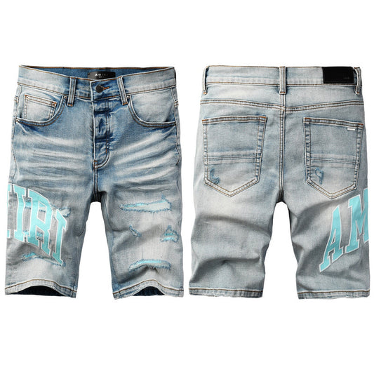 REVN Amiri Fashion Denim Shorts #6007