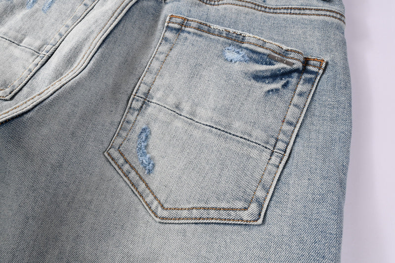 REVN Amiri Fashion Denim Shorts #6010