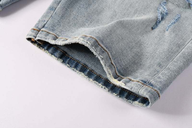 REVN Amiri Fashion Denim Shorts #6010