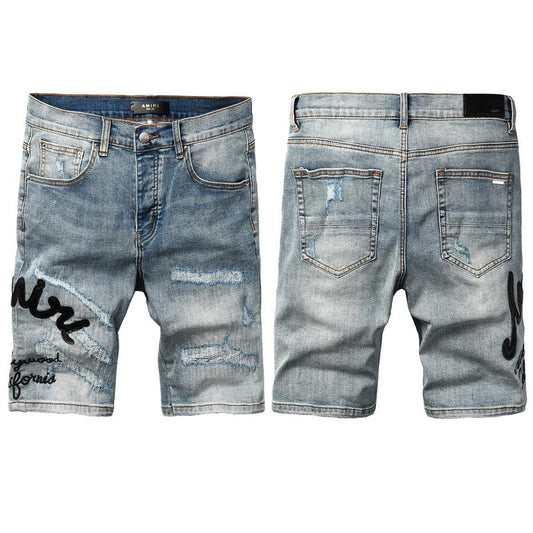 REVN Amiri Fashion Denim Shorts #6011